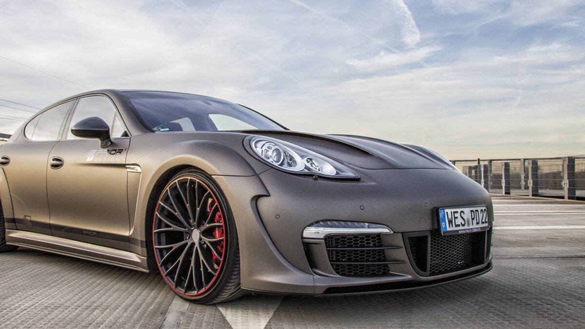 P600WB Frontstoßstange inkl. Frontspoiler für Porsche Panamera 970