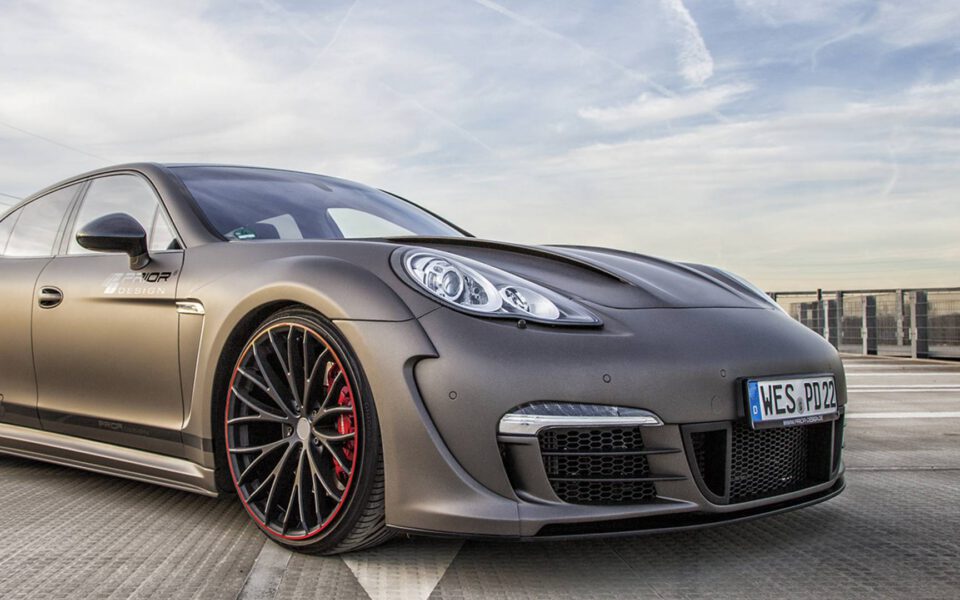 P600WB Front Add-On Spoiler Lip for P600 Front Bumper - Porsche Panamera 970