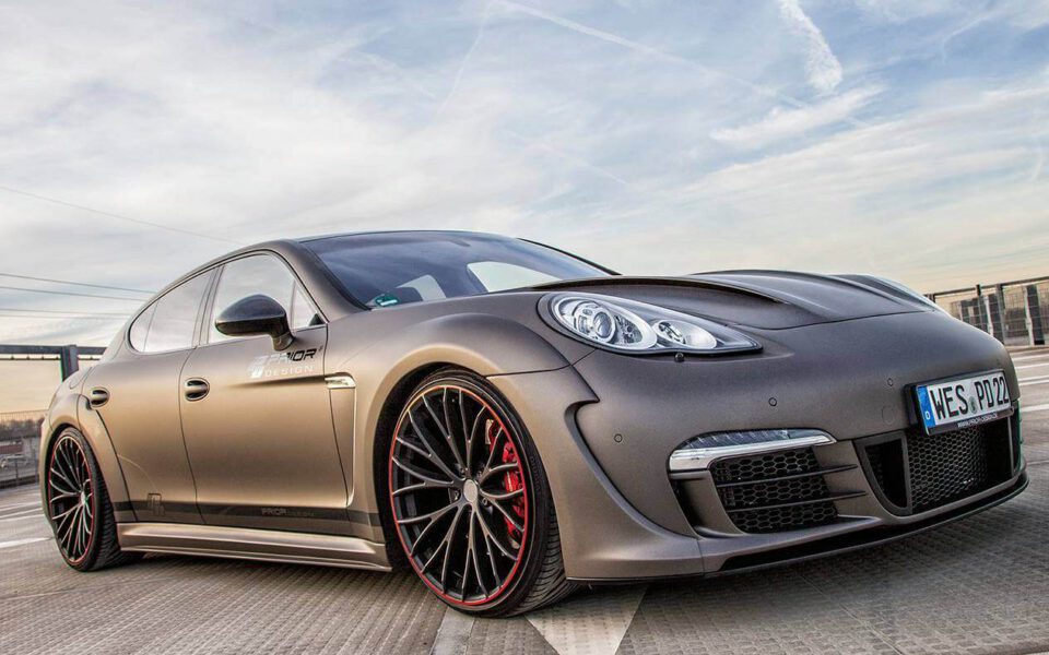 P600WB Frontstoßstange inkl. Frontspoiler für Porsche Panamera 970