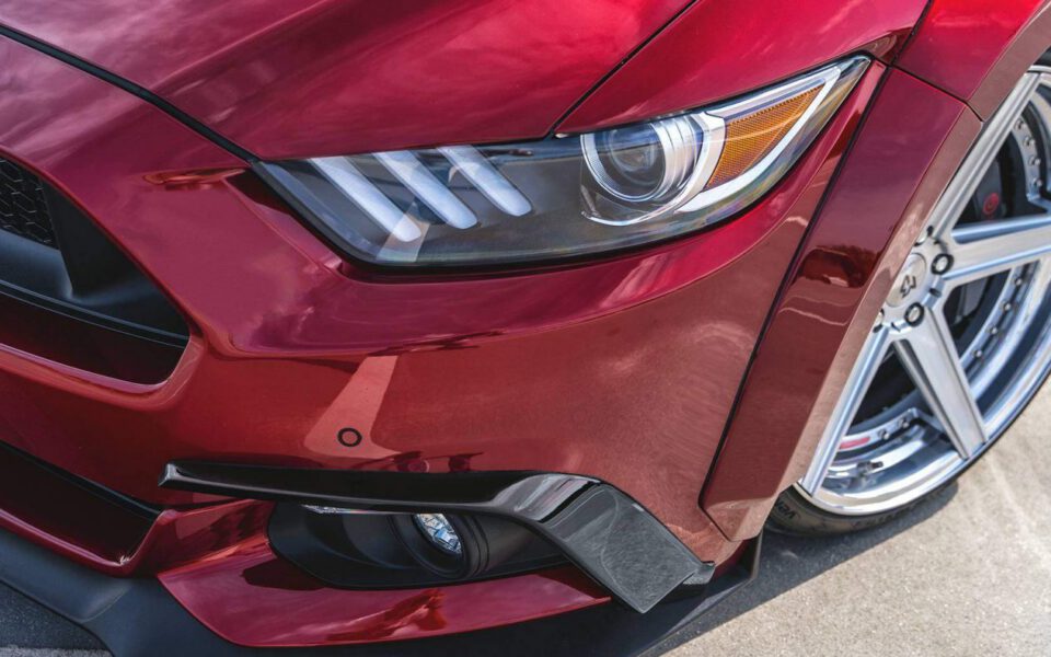PD WB Light Lufteinlassrahmen für die originale Frontstoßstange für Ford Mustang VI [2015+]