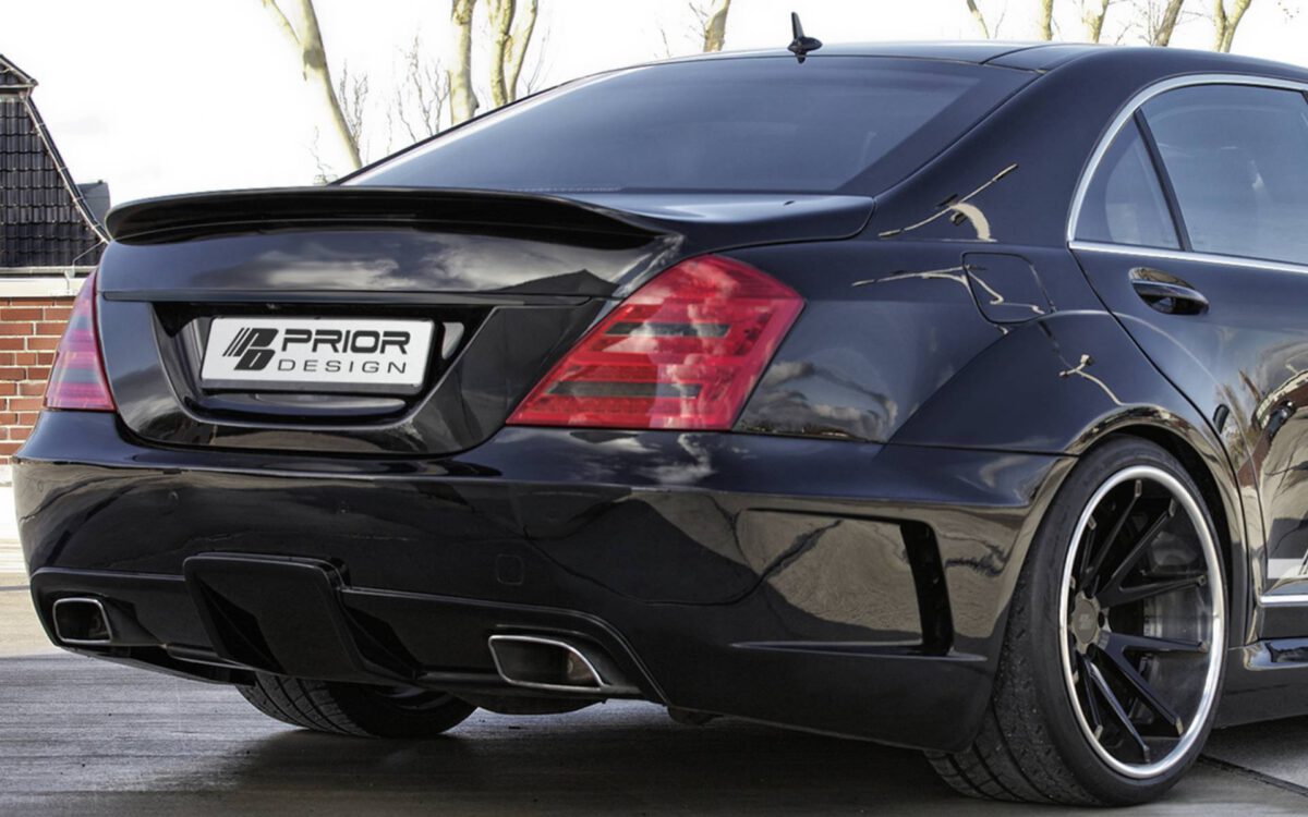 PD Black Edition Heckklappenspoiler für Mercedes S-Klasse W221
