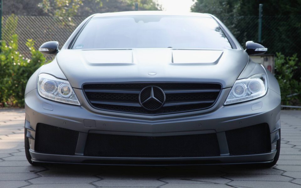 PD Black Edition V2 Frontstoßstange + Frontspoilerschwert für Mercedes CL C216 Facelift