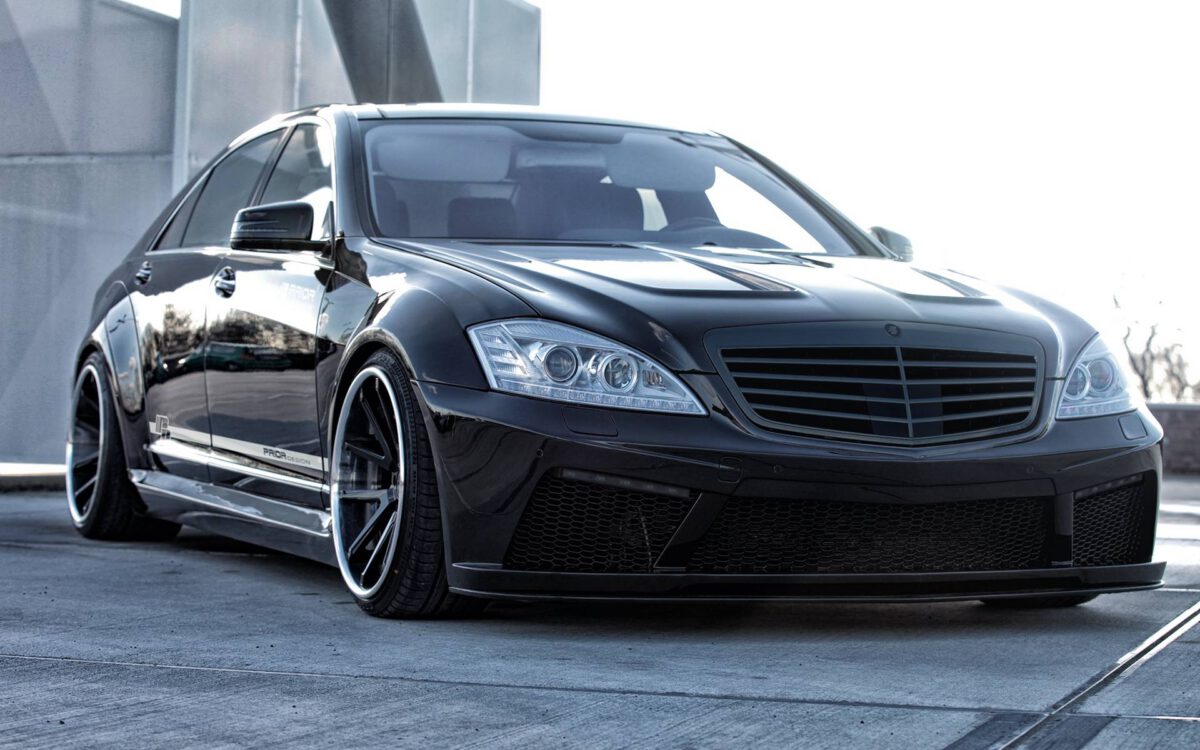 PD Black Edition V2 Widebody Frontstoßstange für Mercedes S-Klasse W221