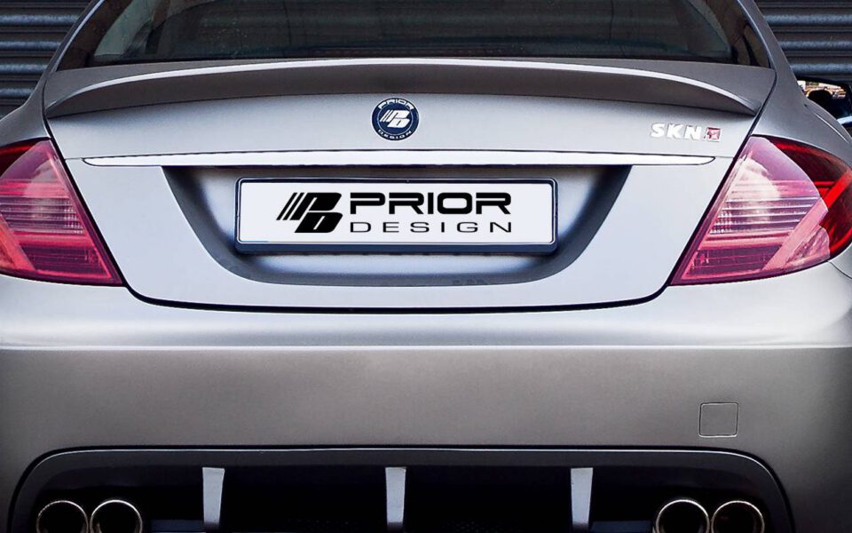 PD Black Edition V2 Heckstoßstange inkl. Diffusor für Mercedes CL C216