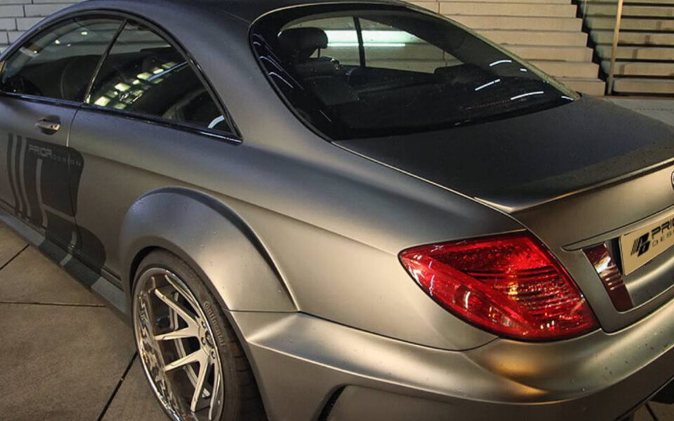PD Black Edition V2 Seitenwandverbreiterung hinten für Mercedes CL C216 Facelift