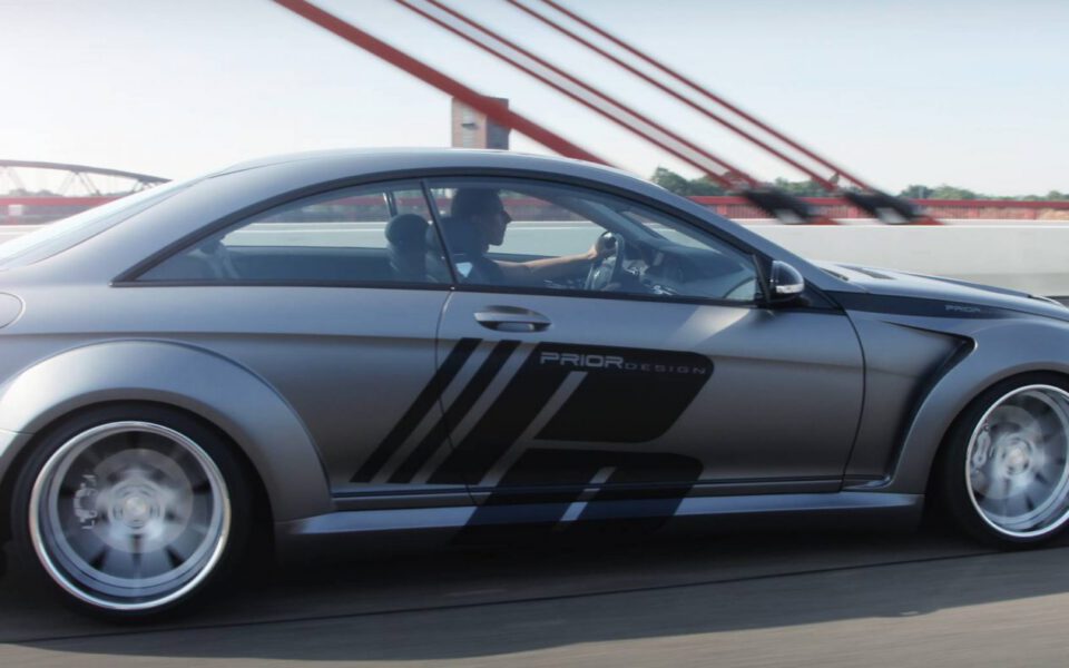 PD Black Edition V2 Seitenwandverbreiterung hinten für Mercedes CL C216 Facelift