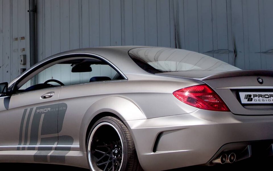 PD Black Edition V2 Seitenwandverbreiterung hinten für Mercedes CL C216