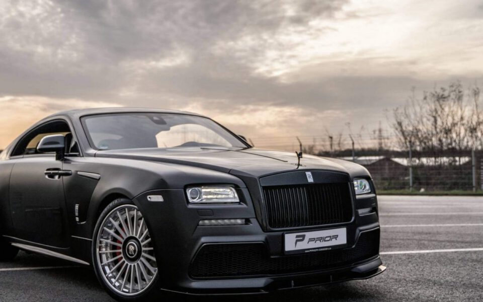 PRIOR-DESIGN BlackShot Frontspoiler für BlackShot Frontstoßstange für Rolls Royce Wraith