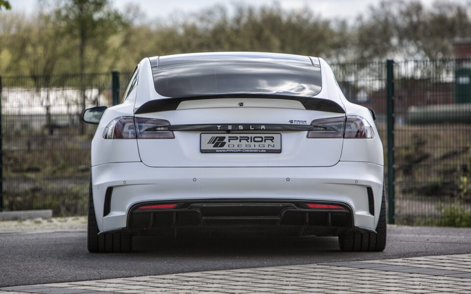PD-S1000WB Rear Bumper incl. Diffusor for Tesla Model S [2016+]