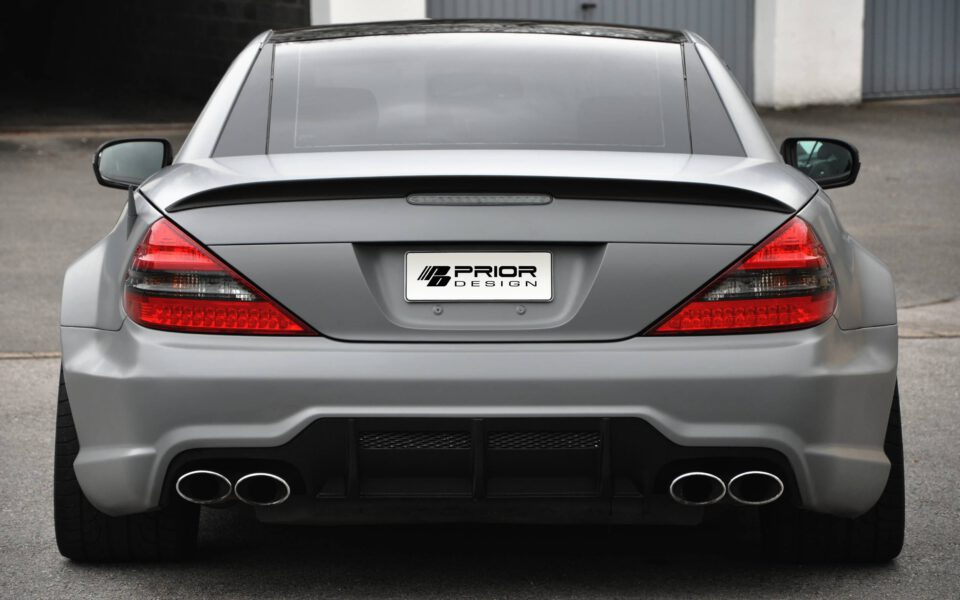PD63 Rear Trunk Spoiler for Mercedes SL R230 / R230FL