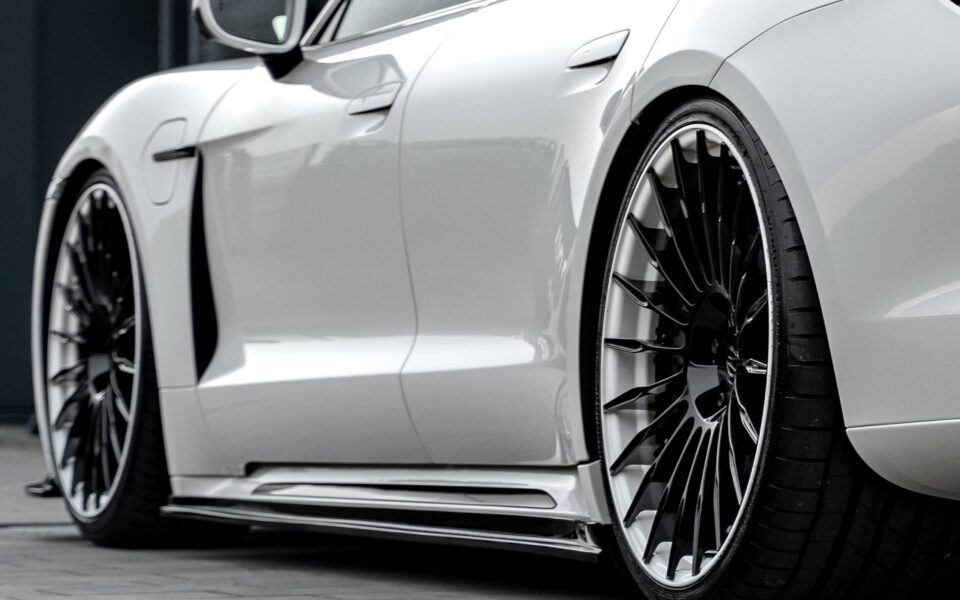 PD TE Side Skirts Add-On Spoiler for Porsche Taycan [2019+]