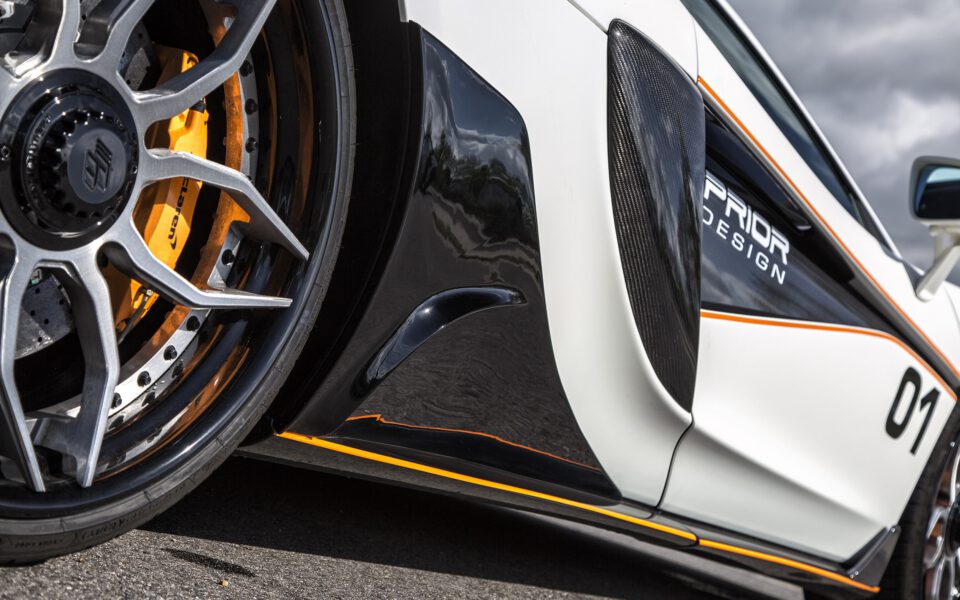 PD1 Rear Parts for Side Skirts for McLaren 570S