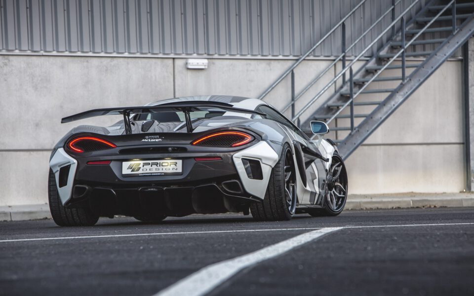 PD1 Seitenteile mit Lufteinlässen für Heckstoßstange für McLaren 570S