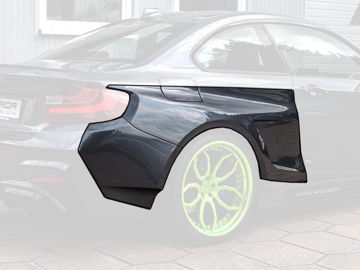 PD2XX Heckverbreiterungen für BMW 2'er F22/F23 Coupé / Cabrio