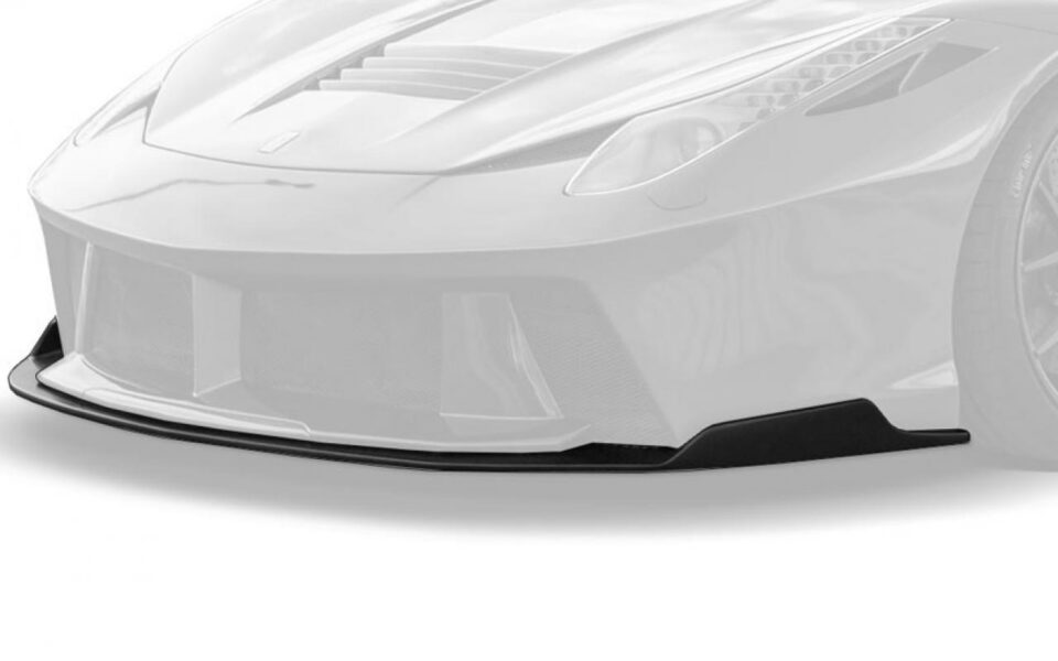 PD458 Front Add-On Lip Spoiler for PD458 Front Bumper for Ferrari Italia F458
