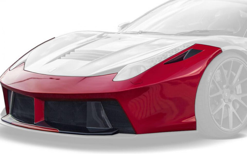 PD458 Front Bumper for Ferrari Italia F458