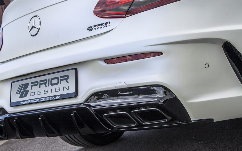 PD65CC WB Heckstoßstange inkl. Diffusor für Mercedes C-Coupe C205