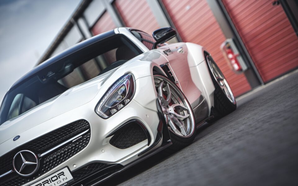 PD800GT Cupwings/Seitlichen Kiemen FRONT (2 Stück) für Mercedes GT/GTS [C190]