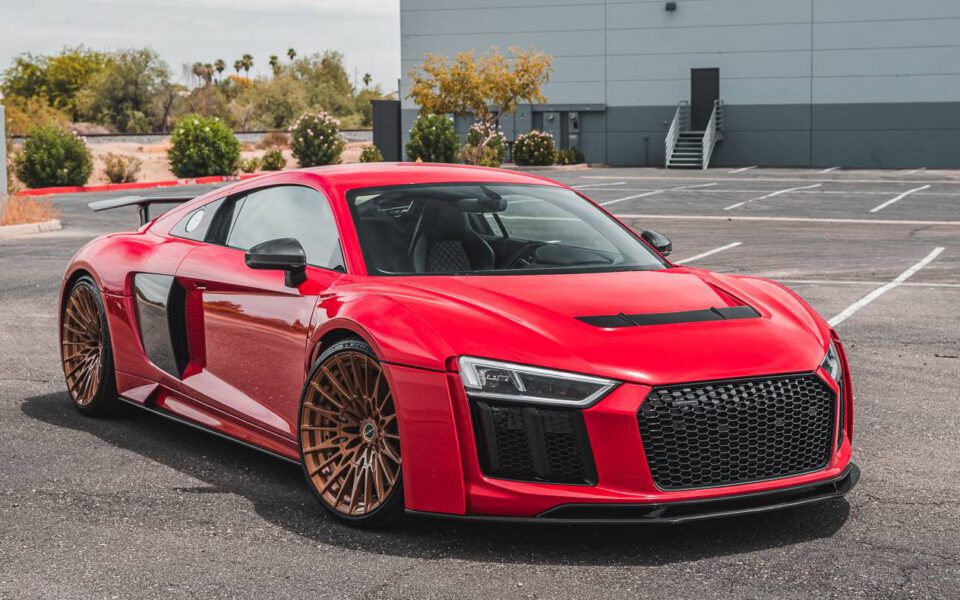 PD800WB Frontspoilerschwert für Audi R8 4S Coupe/Spyder