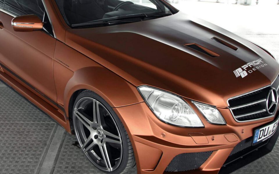 PD850 Black Edition Motorhaubenaufsatz für Mercedes E-Coupe C207