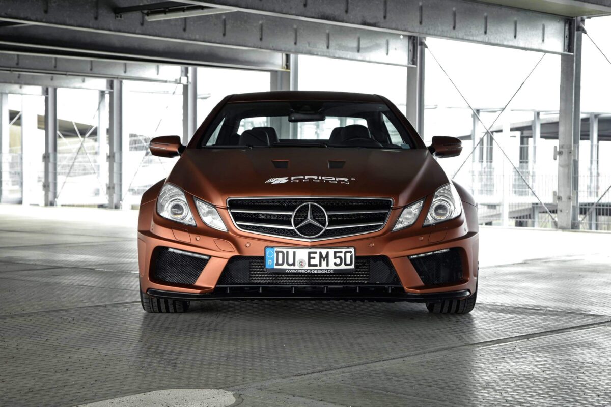 PD850 Black Edition Widebody Frontstoßstange für Mercedes E-Coupe C207