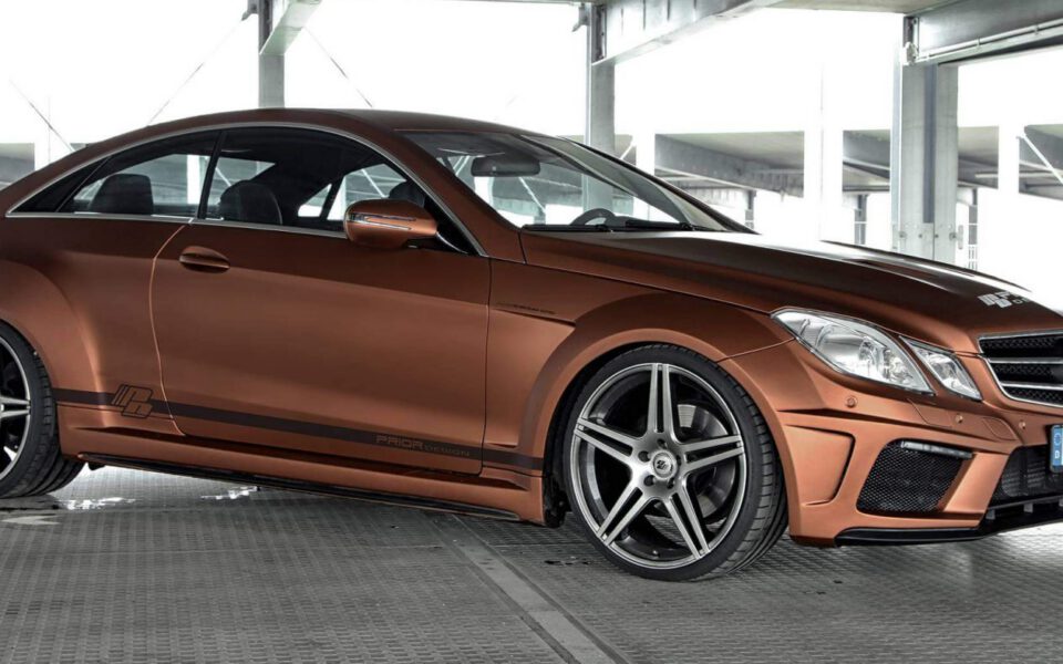 PD850 Black Edition Widebody Kotflügelpaar (re./li.) für Mercedes E-Coupe C207