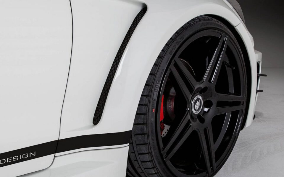 PD850 Black Edition Widebody Kotflügelpaar (re./li.) für Mercedes E-Coupe C207