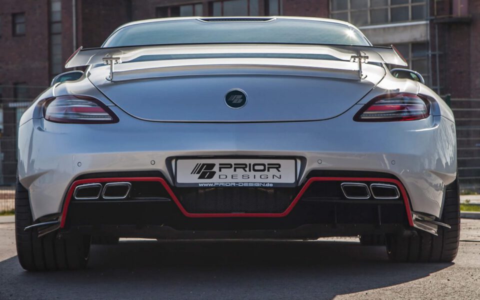 PD900GTWB Widebody Heckstoßstange inkl. Diffusor für Mercedes SLS AMG Coupé C197