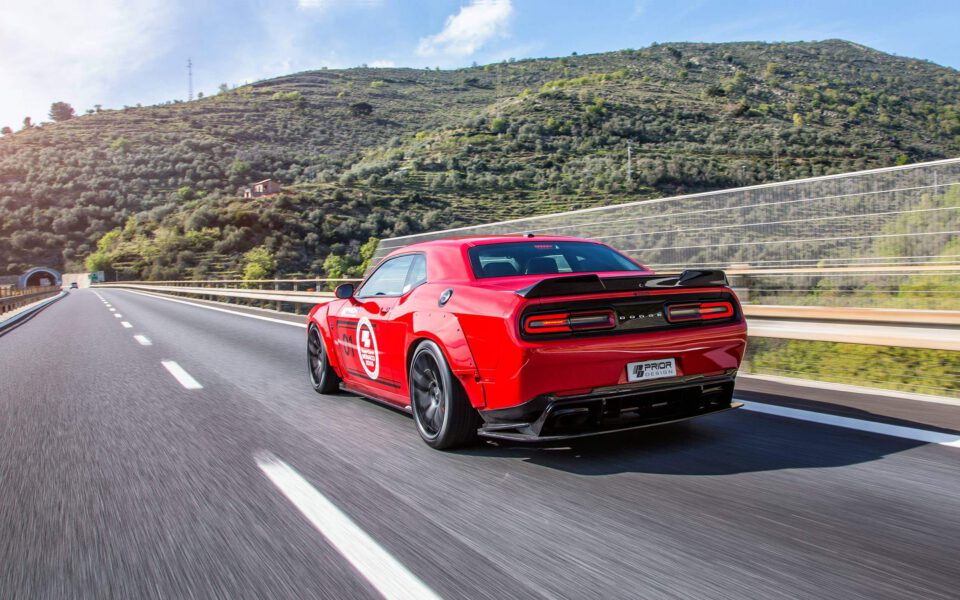 PD900HC Rear Diffusor for Dodge Challenger