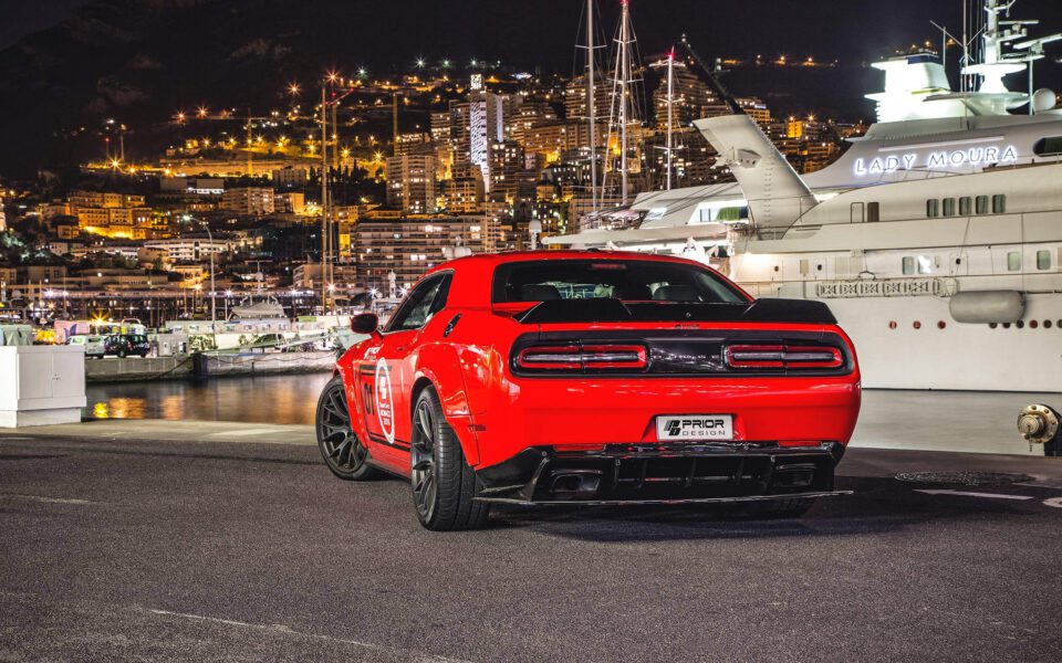 PD900HC Rear Diffusor Under Add-On Lip for Dodge Challenger