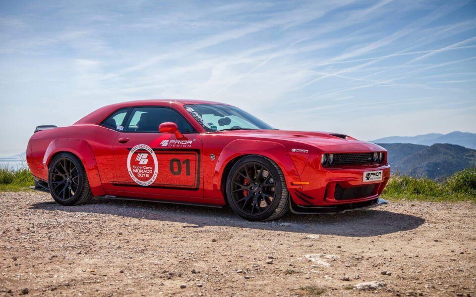 PD900HC Side Skirts Add-On Lip Spoiler for Dodge Challenger