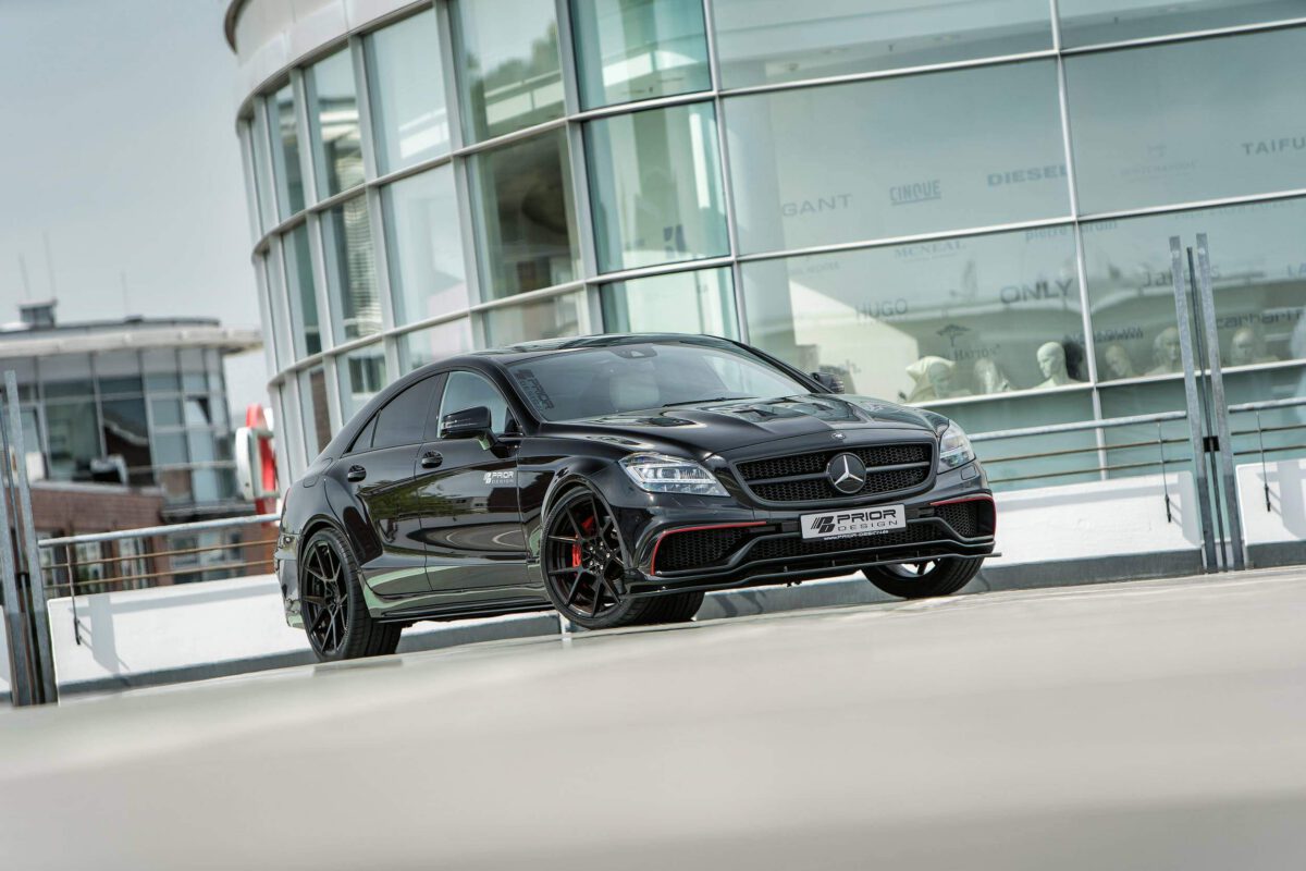 PDV4 Frontstoßstange inkl. Frontspoilerschwert für Mercedes CLS C218